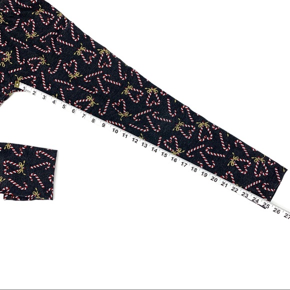 2/$25 Zara Girls Candy Cane Christmas Leggings, 13/14 - Picture 8 of 13